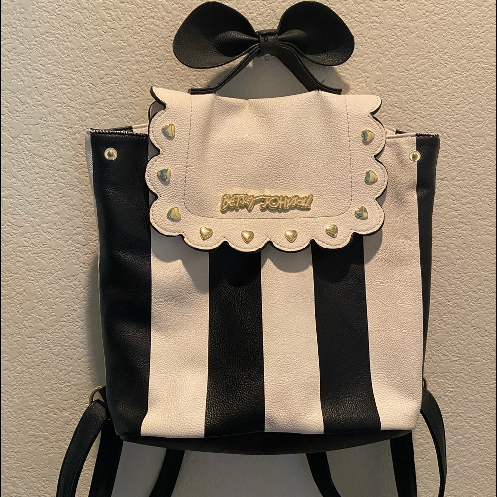 Betsey Johnson Backpack with adjustable straps
